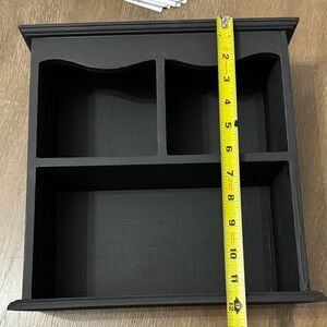 Black shelf